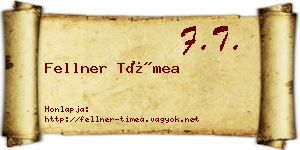 Fellner Tímea névjegykártya